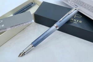 NEW SPECIAL! PARKER IM SPECIAL EDITION LAST FRONTIER POLAR FOUNTAIN PEN - Picture 1 of 10