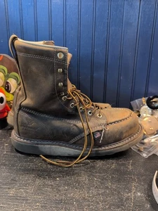 Thorogood 804-4478 Herren 8" Leder Mokassin Stahlkappe Sicherheit Arbeitsstiefel Größe 7 EE - Bild 1 von 7