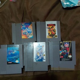  Lotto giochi NES -Le avventure di LOLO, Rush N Attack, Top Gun, NFL, ecc.