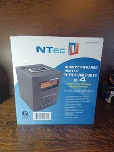 N Tec Quartz Infrared Heater. Model KUH25-01. Hardly Used With Remote And Manual - Picture 1 of 9