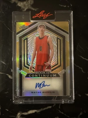 2023 Leaf Metal Continuum - Matas Buzelis #MC-124 /234 (AU, RC) - Image 1 of 2