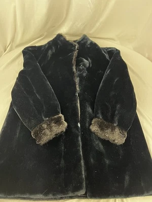 Abrigo de piel Borgazia para mujer de lujo vintage invierno Foto 1 de 4