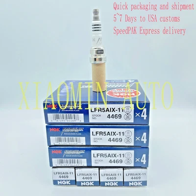 Set of 16 Iridium IX Spark Plugs 4469 For NGK 11-17 Ram 1500 5.7L V8 LFR5AIX-11 - Image 1 of 4