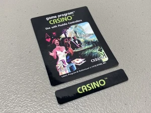 Casino Replacement Game Label - Picture 1 of 1