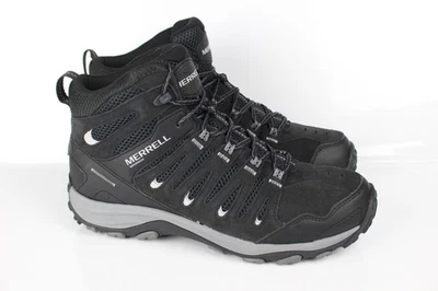 Merrell Men's Crosslander 3 Mid Waterproof Boots Black J036953 - Image 1 of 4