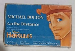 1997 Hercules Disney Michael Bolton Cassette Tape Go The Distance Single  - Picture 1 of 6