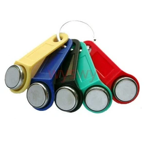 5 piezas todo tipo 5 colores DS 1990A-F5 TM tarjeta iButton etiqueta soporte montado en pared - Imagen 1 de 5
