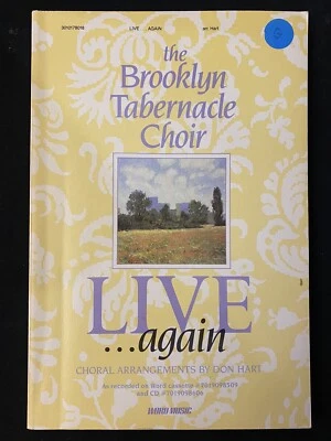LIVE..AGAIN Choral Book/Songbook~Brooklyn Tabernacle Choir~Cymbala~1990 - Image 1 of 2