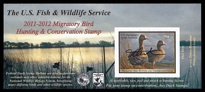 RW78As — 2011 Federal duck stamp signed by artist Jim Hautman - Image 1 of 2