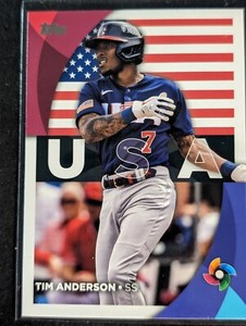 2023 Topps S2 World Baseball Classic #WBC-5 Tim Anderson U.S.A.