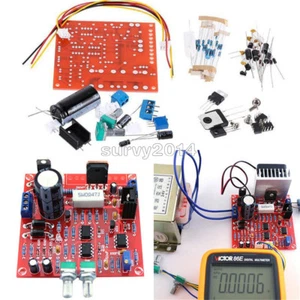 Fuente de alimentación de CC regulada roja 0-30V 2mA-3A ajustable continuamente kit hágalo usted mismo PCB - Imagen 1 de 4