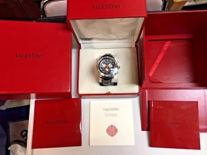 NEW!! Men's Valentino with Crocodile Leather Band with Box, Papers and Tags  - Picture 1 of 12