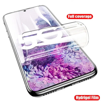 Anti-Blue Light Screen Protector Hydrogel Film For Google Pixel 7 Pro 3A 6a 4a 5 - Image 1 of 4