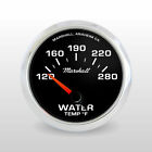 Marshall C2 Water Temperature Gauge, Black Dial, Stainless Bezel 2034SS