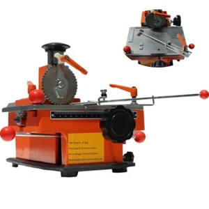 Semi-automatic Metal Nameplate Marking Machine Name Plate Serial Number Printing - Picture 1 of 10