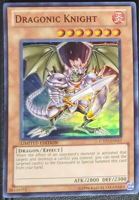 2010 YUGIOh Collectors Tins CT07-EN017 Dragonic Knight  ( New ) - Image 1 of 4