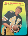 Dan Abramowicz handsigniert 1970 NFL TOPPS GLÄNZEND Karte HEILIGE kostenloser Versand