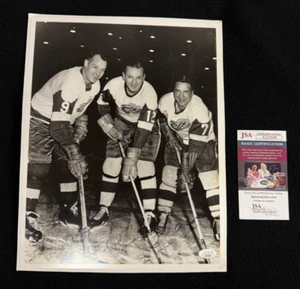 The Production Line Signed Detroit Red Wings Dry Mounted 11x14 Photo JSA COA - Picture 1 of 4