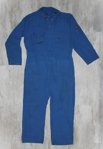 Vintage Nomex Coveralls IIIA Lightweight Blue Zip Front Big Bill Jumpsuit XL - Picture 1 of 21