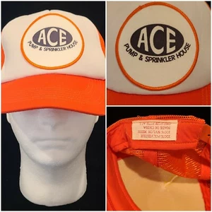 Vintage Ace Pump & Sprinkler House Sarasota, FL Trucker Snapback Foam Hat  - Picture 1 of 8