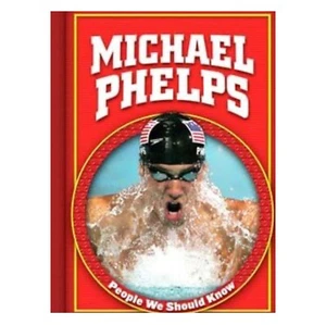 Michael Phelps Kids HC Book EXLIB Biography Swimming Olympic Swimmer VG FreeShip - Imagen 1 de 4