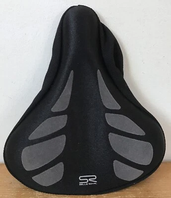 Selle Royal Negro Sillín Bicicleta Asiento NeoPrene Gel Almohadilla Accesorio Cubierta Foto 1 de 4