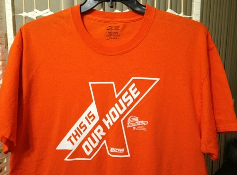 Phoenix Mercury WNBA Brittney Griner, vintage t-shirt, orange, size XL, X-factor Cover