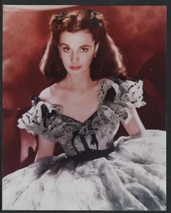 HOLLYWOOD VIVIEN LEIGH ICONIC ACTRESS EXQUISITE STUNNING COLOR PHOTO - Picture 1 of 2