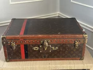 Maleta maletero Louis Vuitton Alzer 60 monograma equipaje de viaje francés vintage - Imagen 1 de 13
