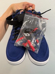 Nike x Stussy Vandal High SP Deep Royal Blue Sneakers DX5425-400 Men's Sz 9 NEW - Picture 1 of 7