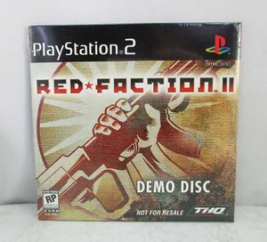 2002 THQ Red Faction II Demo Disc for Sony PlayStation 2 - NEW Factory Sealed - Picture 1 of 2