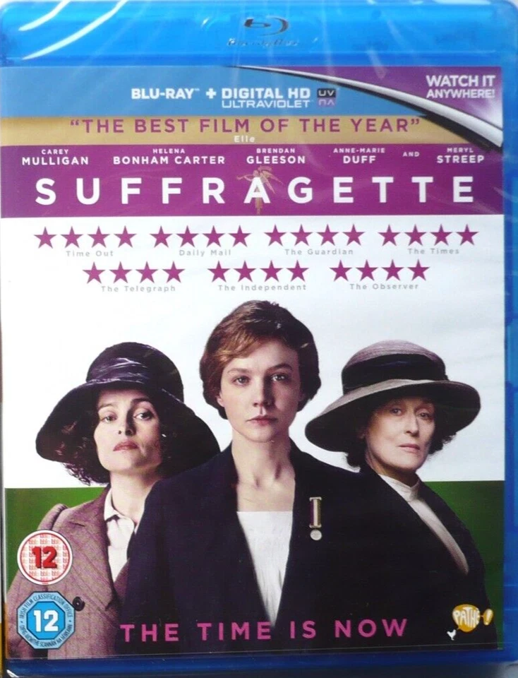 Suffragette (Blu-ray, 2015) Meryl Streep Helena Bonham Carter (Sealed)  Freepost - Image 1 of 1