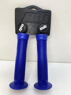 new ODI Longneck ST BMX bicycle GRIPS Bright BLUE - Image 1 of 4