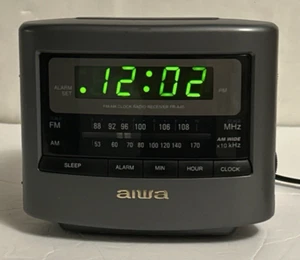 Aiwa Radio AM/FM Alarm Clock Radio Receiver Model No.FR-A45U Tested - Picture 1 of 6