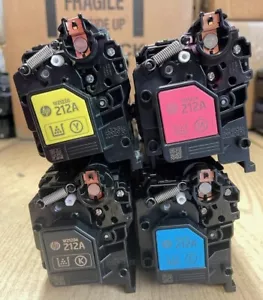2 sets Virgin Genuine EMPTY HP W2120A - W2123A Toner Cartridges 212A w/ OEM CHIP - Picture 1 of 1
