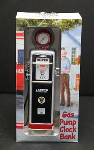 Boxed Crown Premium Lennox 1950s Gas Pump w/ Clock Bank - Picture 1 of 8