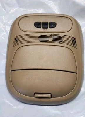 GMC Envoy 2002-2004 consola superior con soporte para gafas Homelink OEM bronceado Foto 1 de 4