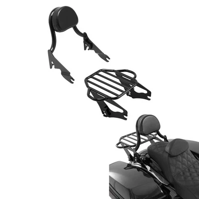 Respaldo barra portaequipajes apto para Harley Touring Road Glide 2009-2025 Foto 1 de 4