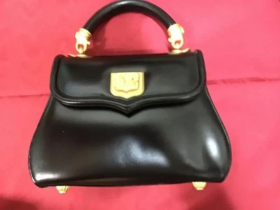 KIESELSTEIN CORD Negro Nuevo sin Etiquetas Cartera Cuero Bolso de Mano Bolso de Hombro USADO Foto 1 de 4