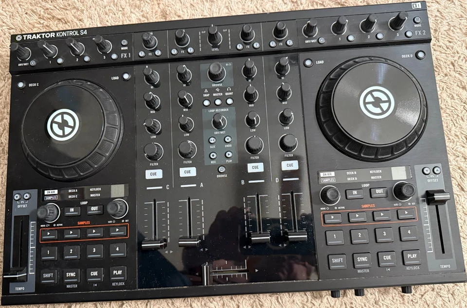 Native Instruments Traktor Control S4 MK1 Pro DJ Controller (No Power Supply) - Image 1 of 1