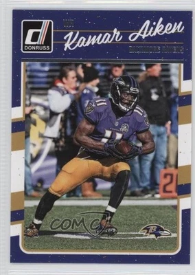 2016 Donruss Aqueous Test Kamar Aiken #24 - Image 1 of 2