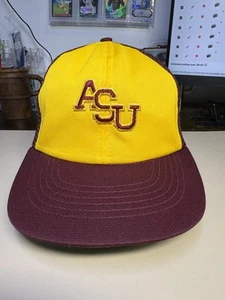 Vintage Arizona State Sun Devils AHS Large Trucker Snapback Cap Mütze Mesh USA ROC - Bild 1 von 7