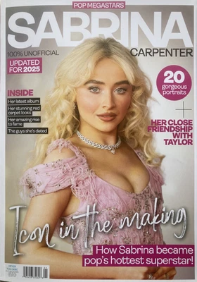 SABRINA CARPENTER POP MEGASTARS 2025 ANTHEM Magazine 20 GORGEOUS PORTRAITS New - Image 1 of 4