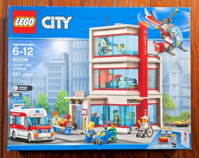 LEGO 60204 CITY: City Hospital - Brand New - Sealed - Retired - Free Shipping! - Image 1 of 4