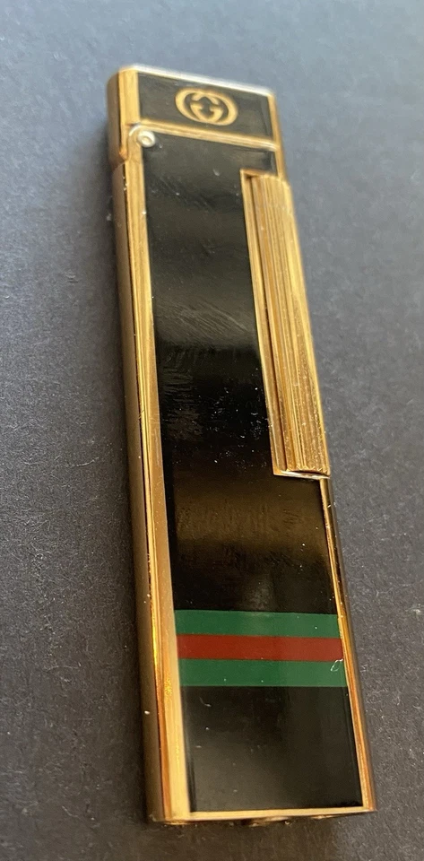 Encendedor Gucci - Dorado - Original Vintage - Raro Coleccionable - Brilla Foto 1 de 4