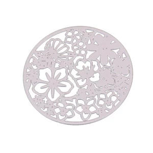 Round Shape Flower Butterfly Metal Cutting Dies Stencil Scrapbooking Embossing F - Picture 1 of 7