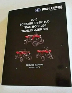 Polaris 9922474 2010 Scrambler 500 H.O. Trail Boss Trail Blazer 330 Shop Service - Imagen 1 de 1