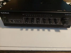 Radio Shack 32-00027 40 Watt PA Amplifier Dual Mic Inputs 1 Phono/CD Input read - Picture 1 of 13
