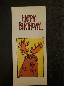 Vintage Hi Brows Geburtstagskarte American Greetings Raunchy Humor Scrapbooking - Bild 1 von 8