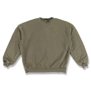 Haider Ackermann Khaki Double Layer Perth Sweatshirt | Size M Oversized fit - Picture 1 of 9